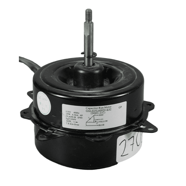 Motor Condensador Para Minisplit, 1Ton, 115V, 60Hz, 25W
